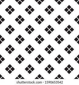 seamless pattern using square. abstract geometrical pattern design. seamless vector illustration. monochrome design for textile, wrapping, prints, wrapping etc.