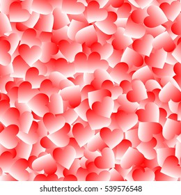 Seamless pattern. Valentine's background with hearts