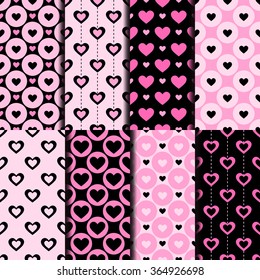 Seamless pattern Valentine's Day.