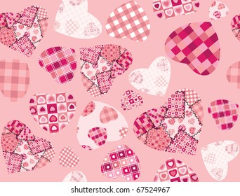 Seamless pattern for Valentine's day
