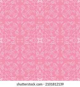 Seamless pattern valentine's day background