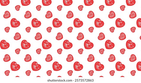 Seamless pattern for Valentine's Day. Concept of love and feelings for your loved one. EPS10