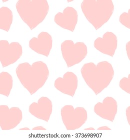 Seamless pattern for Valentines Day with hearts