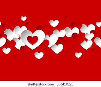 seamless pattern for Valentines day and love background