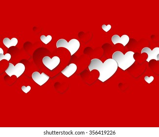 seamless pattern for Valentines day and love background