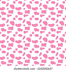 Patrón sin inconvenientes del Día de San Valentín. Ornamento interminable de San Valentín con bellos stickers - corazones. Concepto de amor y Día de San Valentín.