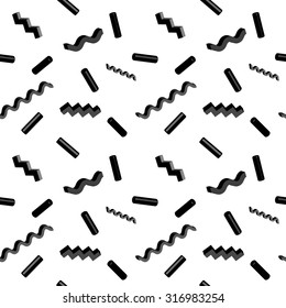 Seamless pattern with various 3D geometric shapes 2