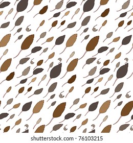 Seamless pattern of various red-eyed rat cartoons for wallpaper and backgrounds. EPS contains swatch.