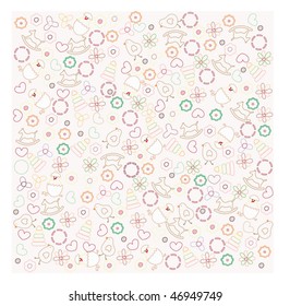 Seamless pattern. Vector