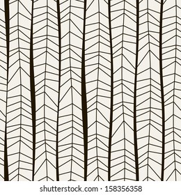 Seamless pattern. Vector abstract background. Hand drawn grid structure