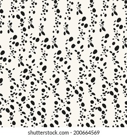 Seamless pattern. Vector abstract background. Spotted contrast texture