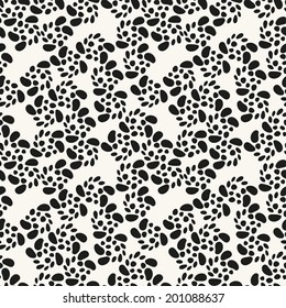 Seamless pattern. Vector abstract background. Spotted contrast texture