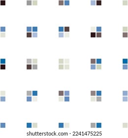 Seamless pattern vector abstract background color random geometric pattern for wall modern design or fabric shirt or gift wrapping papers and pastel color wallpaper or grid line.