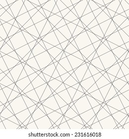 Seamless pattern. Vector abstract background. Diagonal linear grid structure