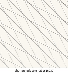 Seamless pattern. Vector abstract background. Diagonal linear grid structure