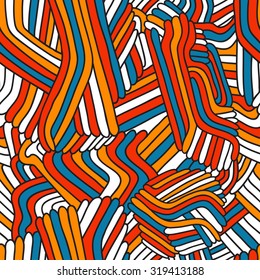 Seamless pattern. Vector abstract background, bright colors