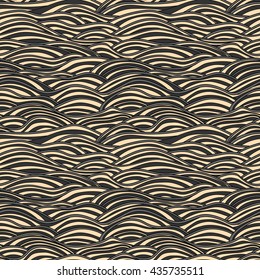 Seamless pattern, vector abstract waves texture. Colorful sea 
background can be used for wallpaper, pattern fills, web page 
background, surface textures, print on fabric