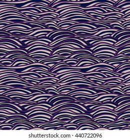 Seamless pattern, vector abstract waves texture. Colorful sea 
background can be used for wallpaper, pattern fills, web page 
background, surface textures, print on fabric