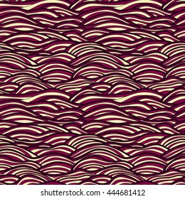 Seamless pattern, vector abstract waves texture. Colorful sea 
background can be used for wallpaper, pattern fills, web page 
background, surface textures, print on fabric