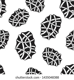 Seamless pattern vector abstraction. Fantasy, doodle, doodle drawing, print.   Fashion, design in the style of Memphis. Ethnic hipster background.  