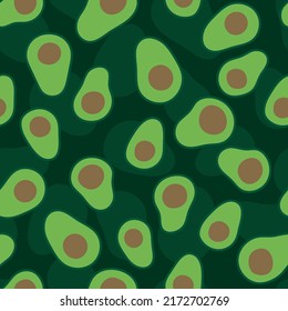 seamless pattern vector avocado wallpaper