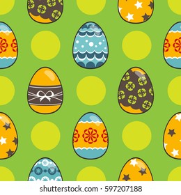 seamless pattern vector, vector background, easter theme,  pattern for happy easter day 