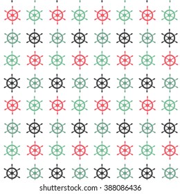 Seamless pattern Vector background. Helm pattern