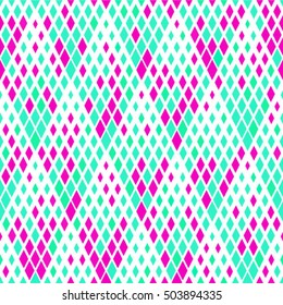Seamless pattern. Vector background with rhombus.