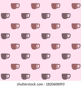 Seamless Pattern Vector. Beautiful Pattern Illustration Template for All Use. Colorful Pastel Illustration.