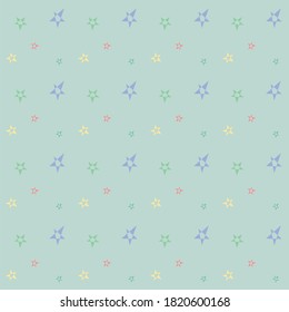 Seamless Pattern Vector. Beautiful Pattern Illustration Template for All Use. Colorful Pastel Illustration.