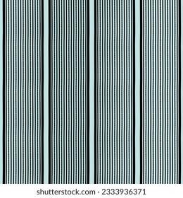 Seamless pattern vector black and light blue vertical stripes lines for wallpaper, fabric, clothing,backdrop,texture, wrapping paper, notebook cover ,curtain,pillow case and stationary.