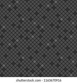seamless pattern vector, black shade color diagonal small square