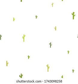 Seamless pattern vector cactus print