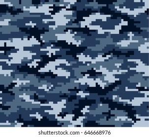 Seamless pattern of vector camouflage