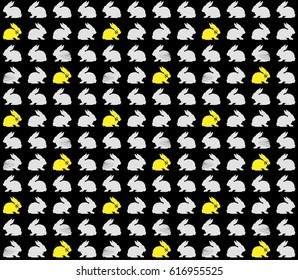 Seamless pattern vector. Can used as easter background or kids clothes.