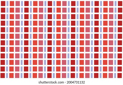 Seamless pattern vector. Checkered Geometric square background in  vintage and retro style
