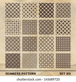 Seamless pattern. Vector collection.