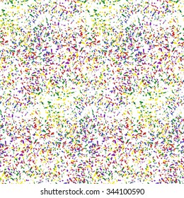 seamless pattern, vector colorful confetti texture