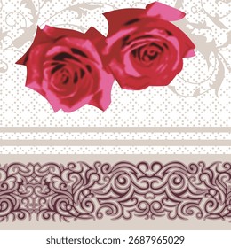 Seamless Pattern Vector Design, Abstract Geometric Textile Print, Modern Digital Background.