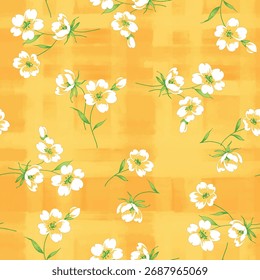 Seamless Pattern Vector Design, Abstract Geometric Textile Print, Modern Digital Background.