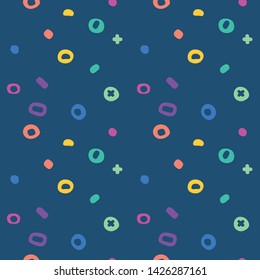 Seamless pattern vector design. Inspiration from abstract. Colorful vintage illustration EPS10.