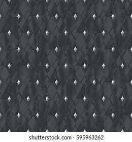 Seamless pattern. Vector design with rhombus. Print on textile. Abstract background. Geometric texture. 