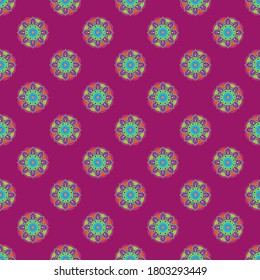 Seamless pattern vector design template