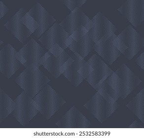 Plano De Fundo Abstrato De Trabalho De Ponto Vetor De Padrão Perfeito. Impressão têxtil repetitiva da estrutura em forma geométrica. Papel de parede monocromático gráfico infinito. Trabalho artístico vetorial de ilustração de arte de meio tom