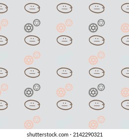 Seamless pattern. Vector Editable timeless classic with a twist, wrapping paper fashion textile