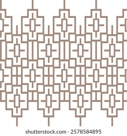 Seamless pattern. Vector elements in the form in the style of Russian folk.