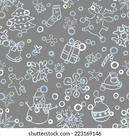 seamless pattern, vector eps8, good for christmas card and background