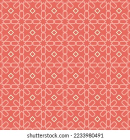 Seamless pattern vector for fabric shirt or gift wrapping papers and pastel color wallpaper or grid line geometric background.