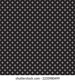 Seamless pattern vector for fabric shirt or gift wrapping papers and pastel color wallpaper or grid line geometric background.