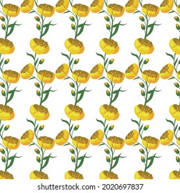 Seamless pattern, vector pattern, floral pattern design
